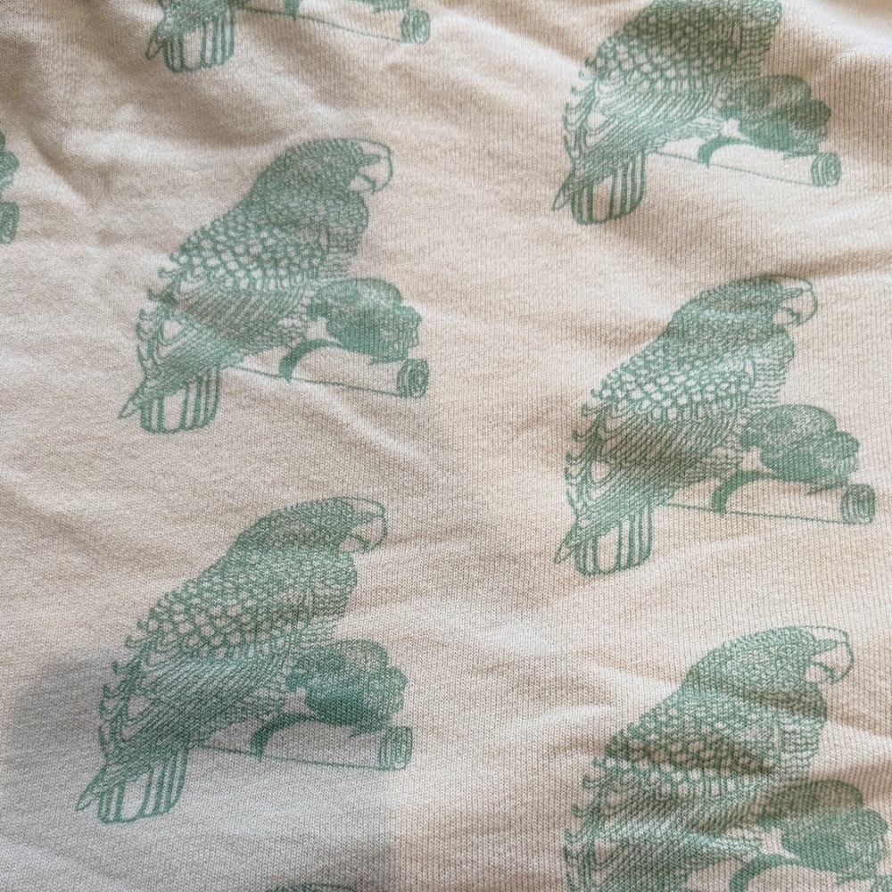 Kate Quinn parrot print Hooded Baby Towel